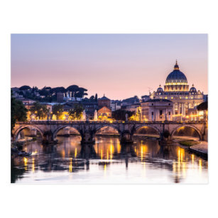 Rome Italy - St Peters Cathedral Postcard