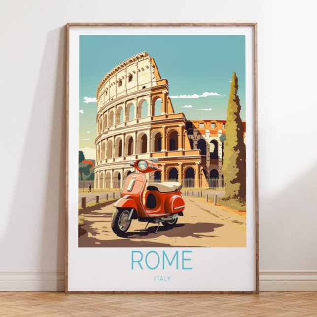 Rome Italy Travel Poster, Rome Italy Poster, Rome  Poster (Creator Uploaded)