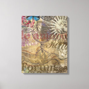 Rome Italy Travel Vacation Holiday City Canvas Print