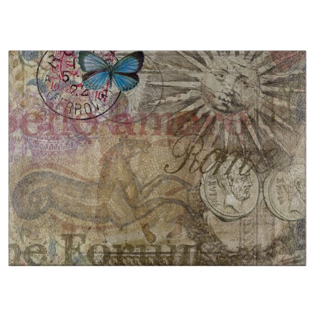 Rome Italy Travel Vacation Holiday City Cutting Board (Front)