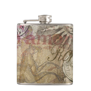 Rome Italy Travel Vacation Holiday City Hip Flask