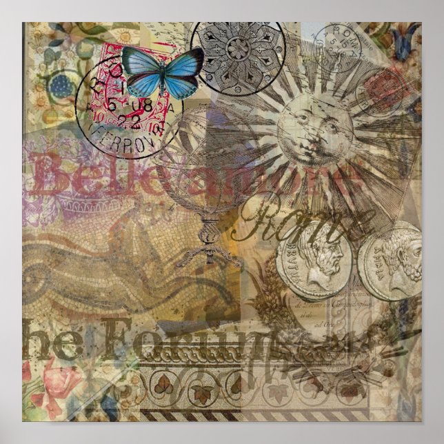 Rome Italy Travel Vacation Holiday City Poster (Front)