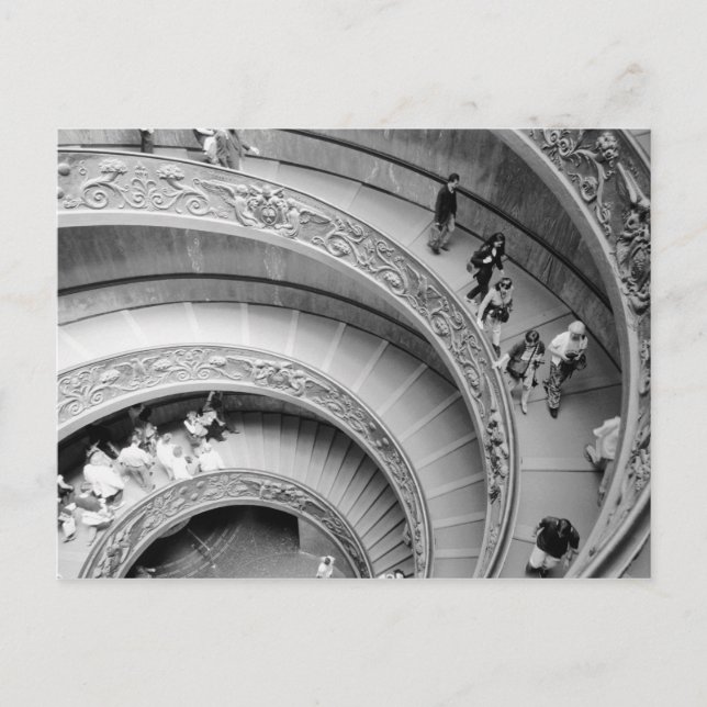 Rome Italy, Vatican Staircase 2 Postcard (Front)