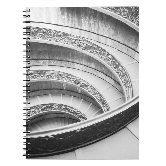 Rome Italy, Vatican Staircase Notebook (Front)