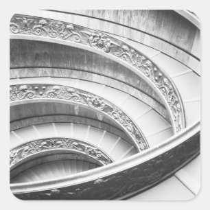 Rome Italy, Vatican Staircase Square Sticker