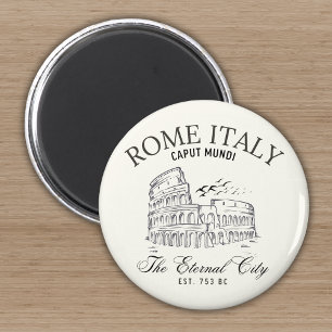Rome Italy Vintage Landscape Roman Colosseum Magnet