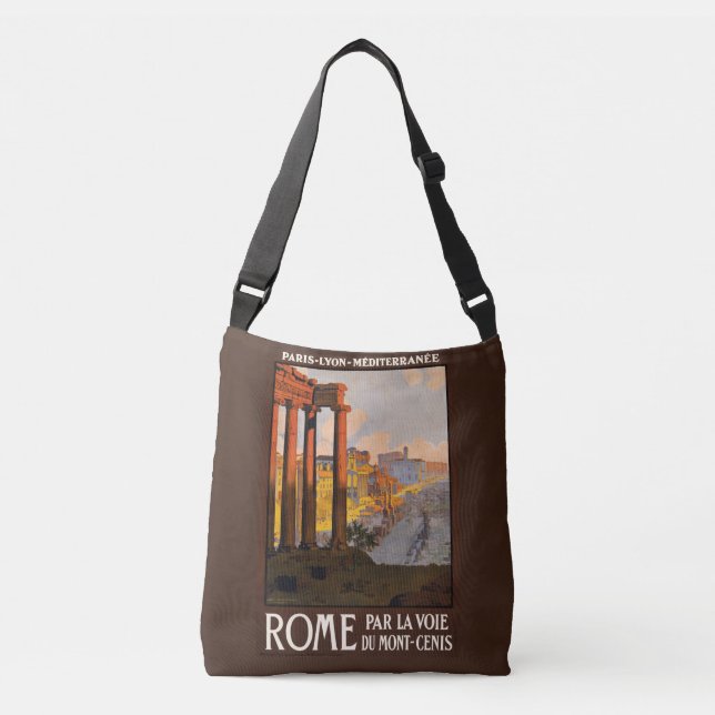 Rome Italy vintage travel bags (Front)