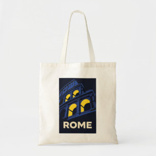 Rome Italy Vintage Travel Tote Bag Retro City