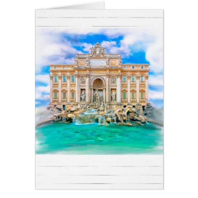 Rome - La Dolce Vita - Trevi Fountain (Front)