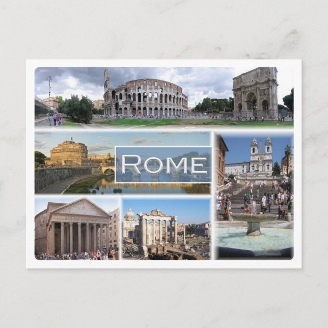  ROME, Lazio, Italy, Europe, Rom, Roma,  Postcard (Front)
