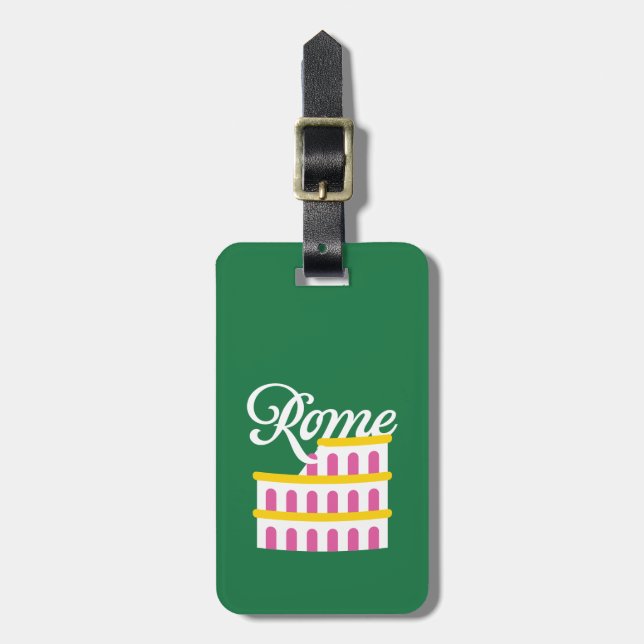 Rome Luggage Tag (Front Vertical)