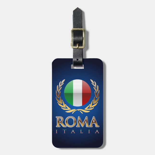 Rome Luggage Tag (Front Vertical)
