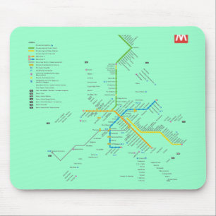 ROME METRO MOUSE PAD