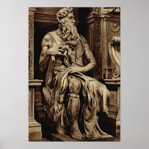 Rome, Michelangelo, Moses Poster