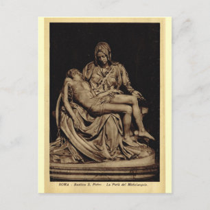 Rome, Pieta, by Michelangelo Postcard