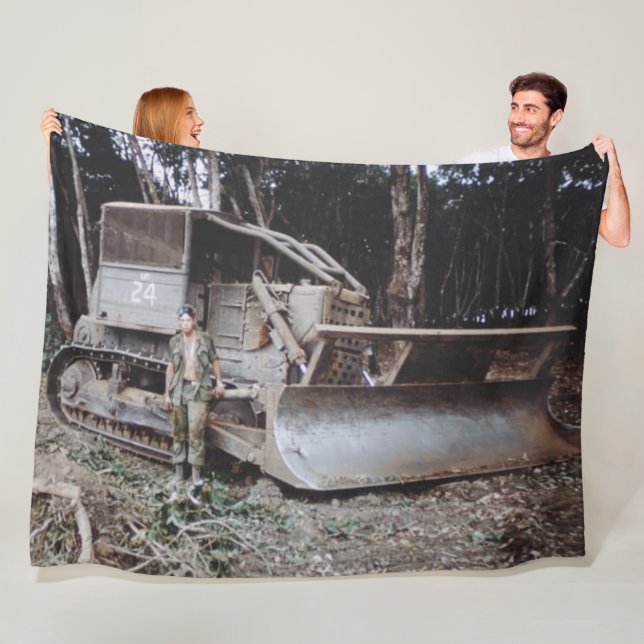 ROME PLOW (VIETNAM) FLEECE BLANKET (In Situ)