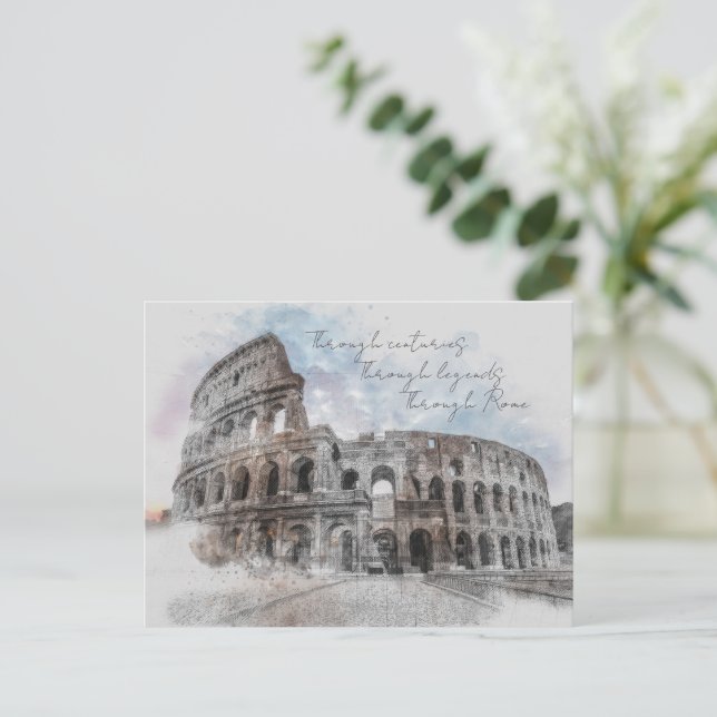 Rome Postcard – Through Centuries, Through Legends (Standing Front)