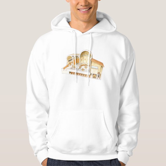 Rome. Private Baths Hoodie (Front)