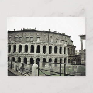 Rome ruins postcard