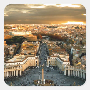 Rome Square Sticker