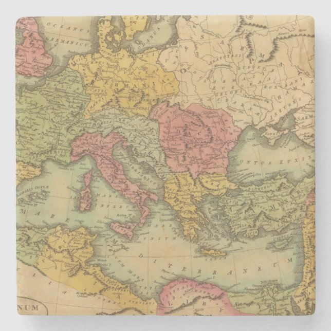 Rome Stone Coaster (Front)