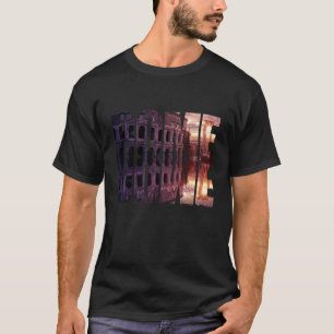 Rome text with Colosseum souvenir T-Shirt