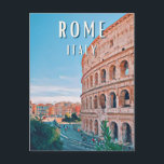Rome, the city of the Dolce Vita and the Italian c Postcard<br><div class="desc">Rome is the capital of Italy. Located in the center-west of the Italian peninsula,  near the Tyrrhenian Sea,  it is also the capital of the Lazio region.</div>
