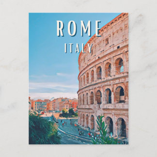 Rome, the city of the Dolce Vita and the Italian c Postcard