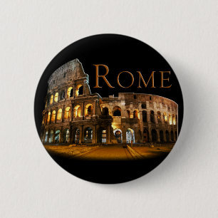 Rome: The Colosseum 6 Cm Round Badge
