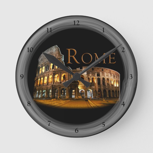 Rome: The Colosseum Round Clock (Front)
