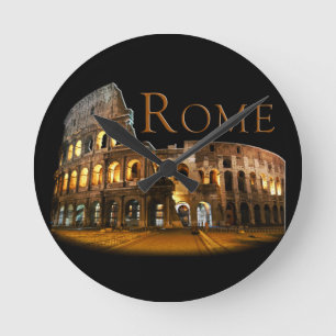 Rome: The Colosseum Round Clock