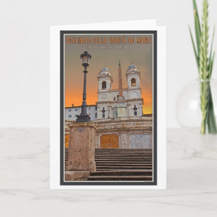 Rome - The Spanish Steps Card