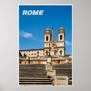 Rome travel poster