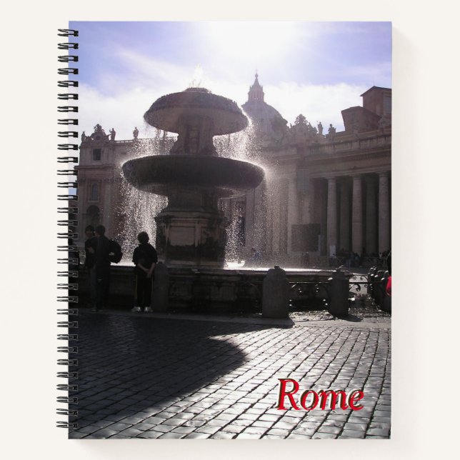 Rome, Vatican City Cust. Notebook (Front)