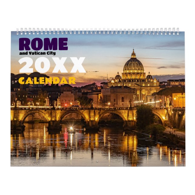 Rome Vatican City Italy 2026 Calendar (Cover)