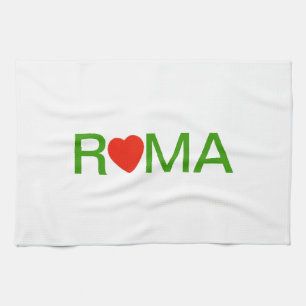 Rome ville éternelle tea towel