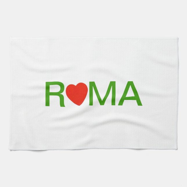 Rome ville éternelle tea towel (Horizontal)