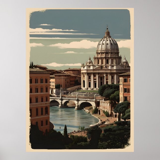 Rome vintage poster (Front)