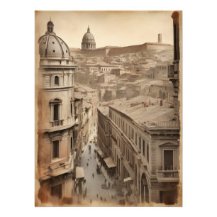 Rome vintage poster