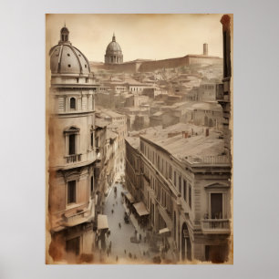 Rome vintage poster