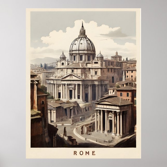 Rome vintage poster (Front)