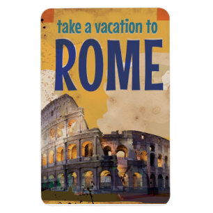 Rome Vintage Travel poster Magnet