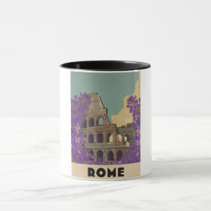 Rome Vintage Travel Poster Mug