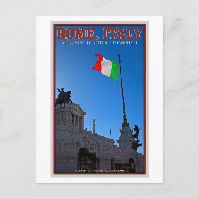 Rome - Vittorio Monument Postcard (Front)