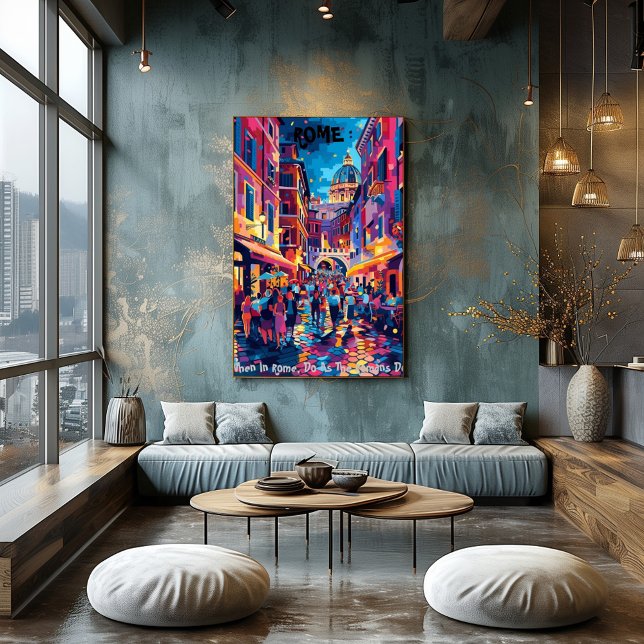Rome: When in Rome - Contemporary Art Poster (Creator Uploaded)