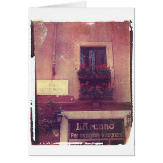 Rome Window with Geraniums