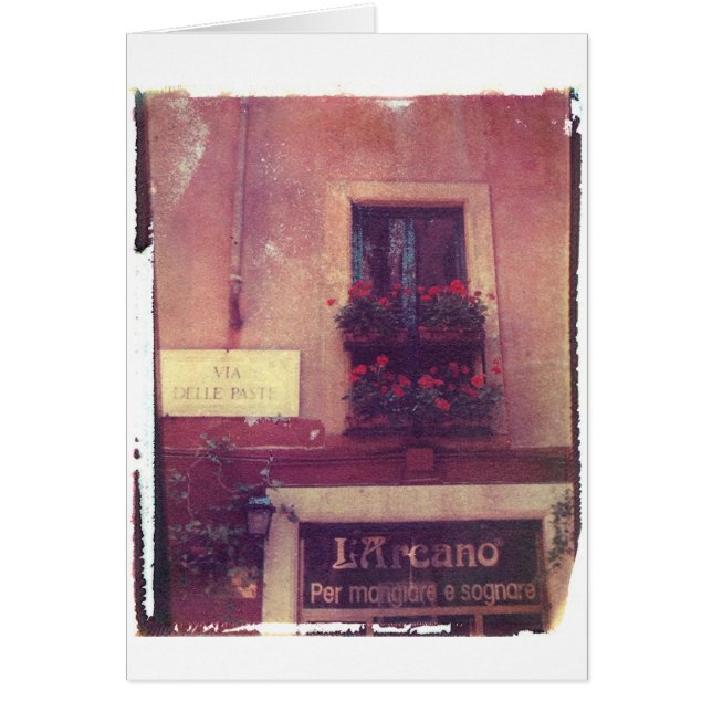 Rome Window with Geraniums (Front)