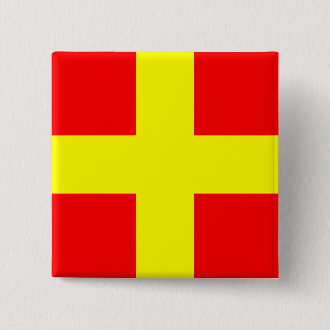 ROMEO 15 CM SQUARE BADGE (Front)