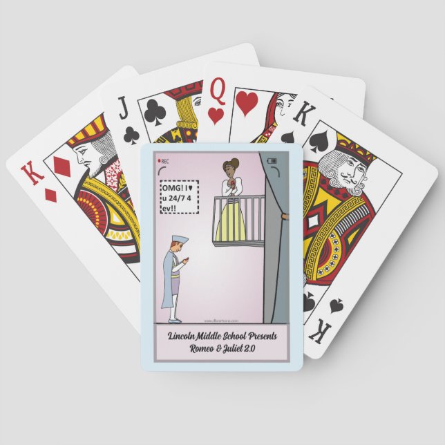 Romeo and Juliet 2.0 Playing Cards (Back)