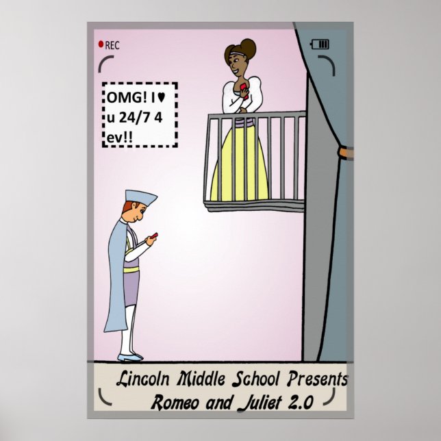 Romeo and Juliet 2.0 Poster (Front)
